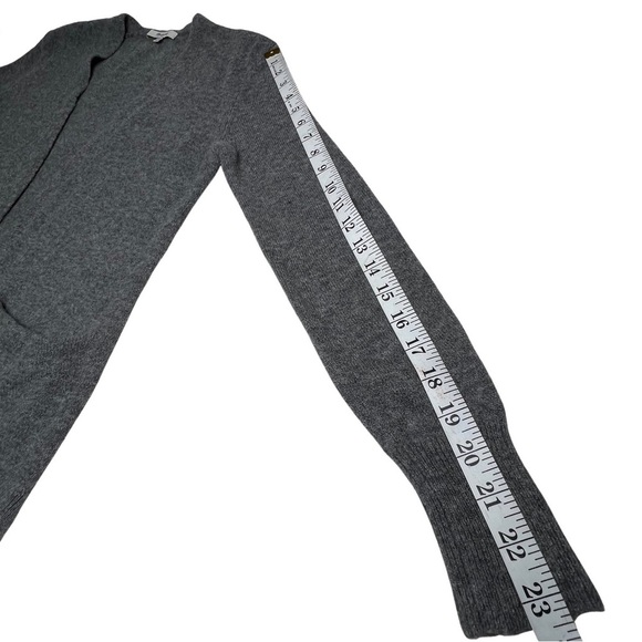 Madewell Cozy Walker Cardigan Alpaca Wool Blend Heather Evening Gray XS M4226 - Picture 13 of 16